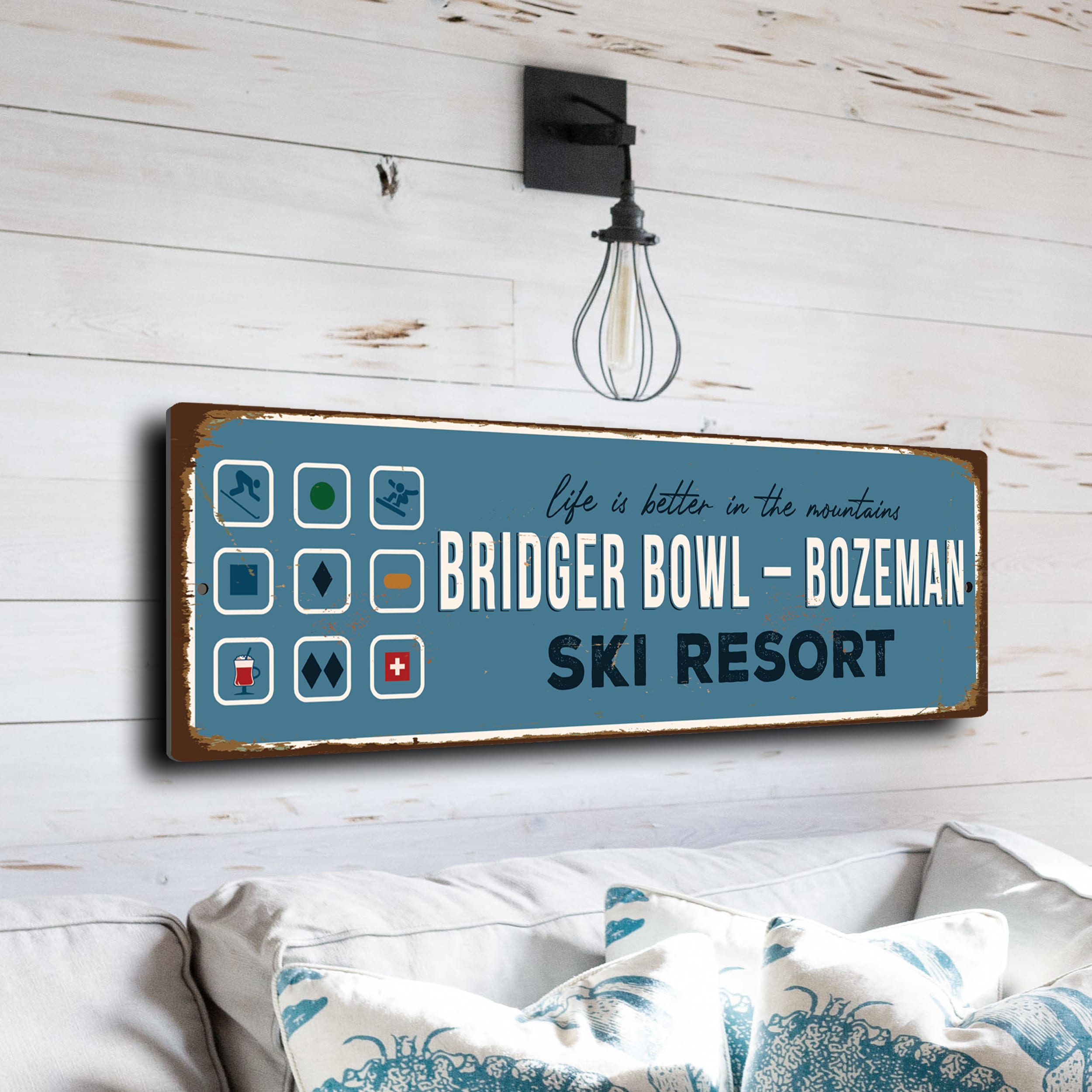 Bridger Bowl Bozeman Ski Resort Decor Bridger Bowl Bozeman Gift