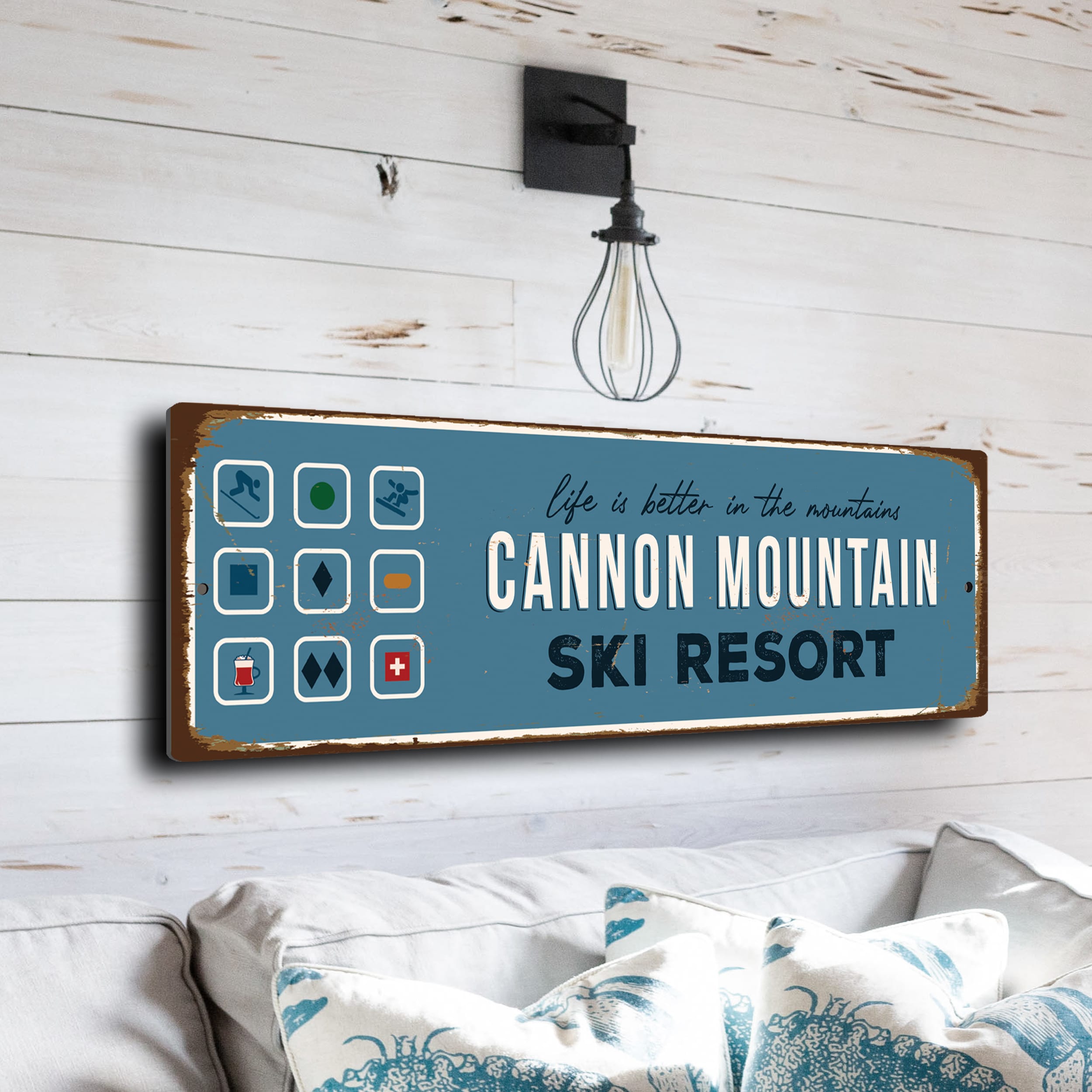 Cannon Mountain | Ski Resort Decor | Cannon Mountain Gift