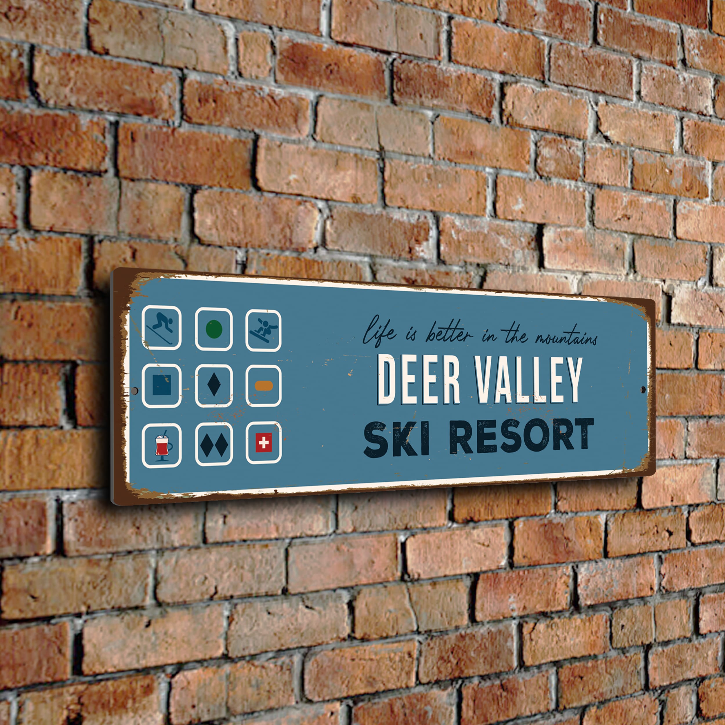 Deer Valley | Ski Resort Decor | Deer Valley Gift