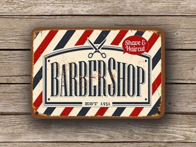 barbershop sign