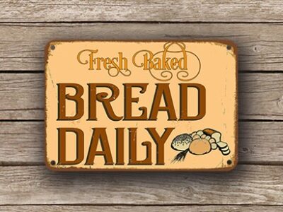 bread sign