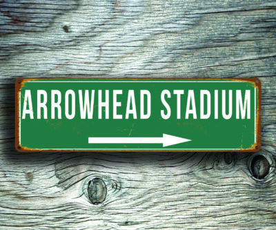 Arrowhead Stadium Sign Vintage style - Image 4