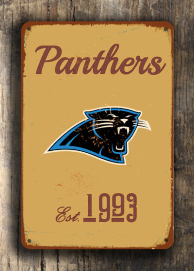 carolina-panthers-sign-vintage-style-carolina-panthers-sign-est-1993-composite-aluminum-vintage-carolina-panthers-sign-football-fan-sign-3