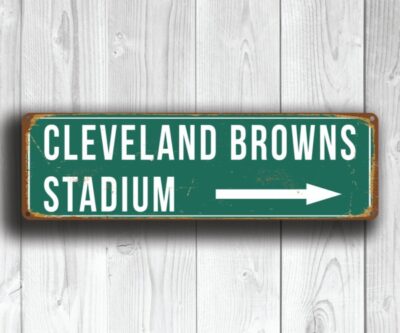 Cleveland Browns Stadium Sign