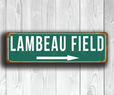 Lambeau Field Stadium Sign