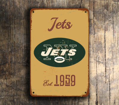 New York Jets Football Sign