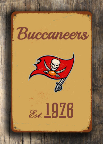 tampa-bay-buccaneers-sign-vintage-style-tampa-bay-buccaneers-est-1976-composite-aluminum-vintage-tampa-bay-buccaneers-sign-sports-fan-sign-1