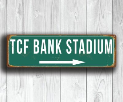 TCF Bank Stadium Sign