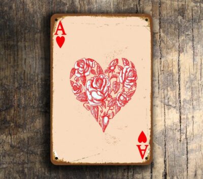 ACE of HEARTS Sign