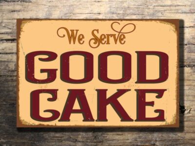 BAKERY CAKE SIGN