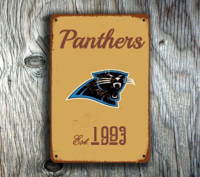 Carolina Panthers Logo Sign