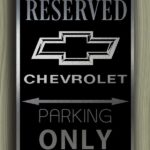 Chevrolet Parking Sign