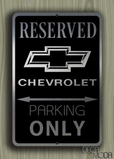 Chevrolet Parking Sign