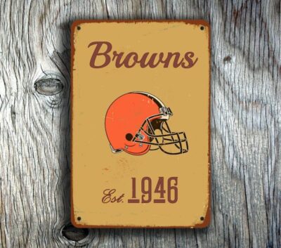 Cleveland Browns Logo Sign