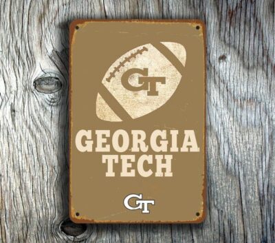 Georgia Tech Signs Vintage style