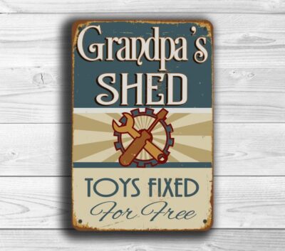 GRANDPAS SHED SIGN