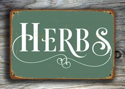 HERBS KITCHEN SIGN