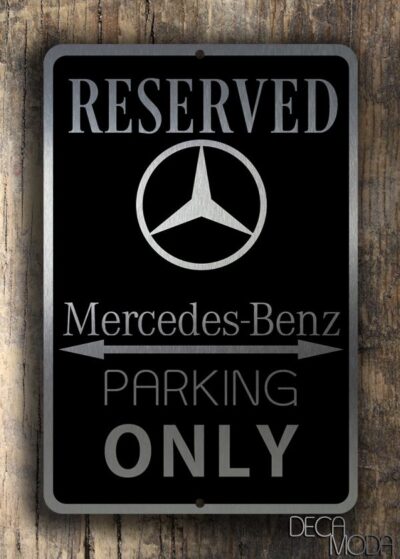 mercedes-garage-sign