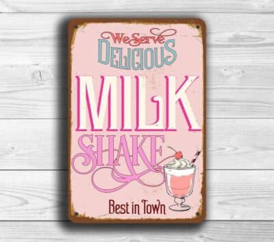 MILKSHAKE SIGN