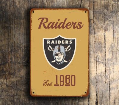 Oakland Raiders Logo Sign