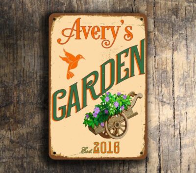 Personalized Garden Sign