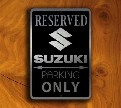 Suzuki Parking Only Sign