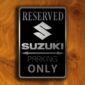 Suzuki Parking Only Sign