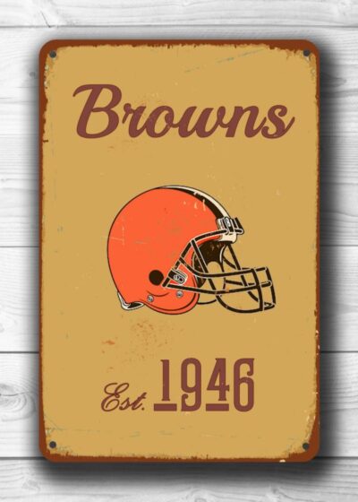 Vintage style Cleveland Browns Sign