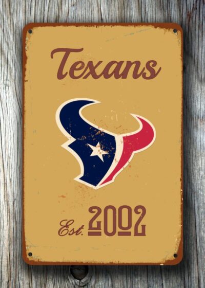 Vintage style Houston Texans Sign