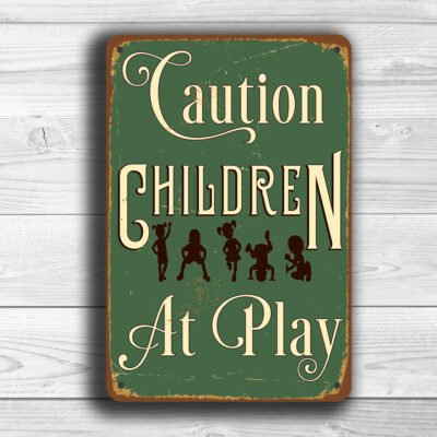 Children at play sign