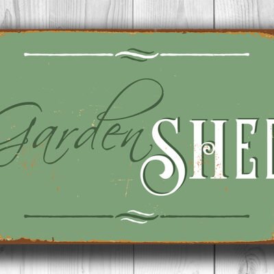 Garden Shed Sign