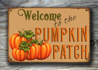 Pumpkin Patch Sign - Pumpkin Signs - Image 4