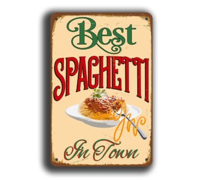 Vintage Style Spaghetti Sign - Image 2