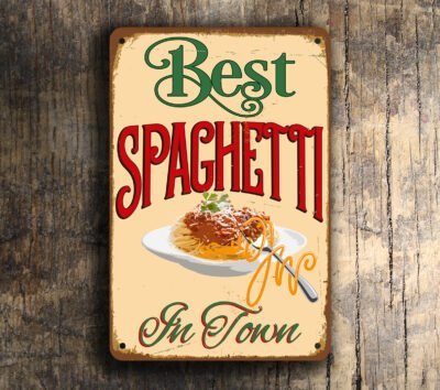 Vintage Style Spaghetti Sign - Image 3