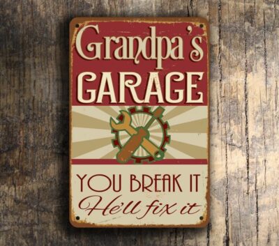 GRANDPAS GARAGE SIGN