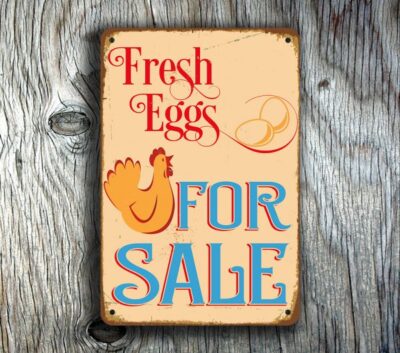 Fresh Eggs Sign