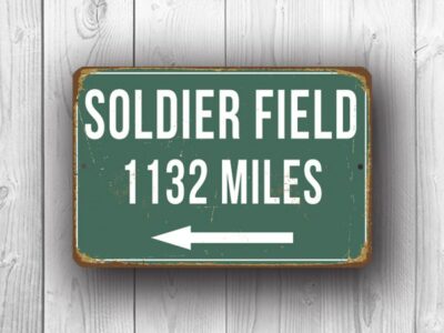 Soldier Field Stadium - Personalized Highway Sign