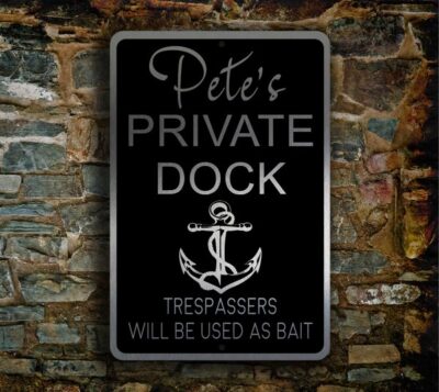 Private Property No Trespassing Sign