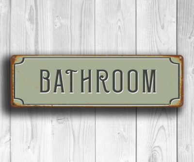 Bathroom Sign