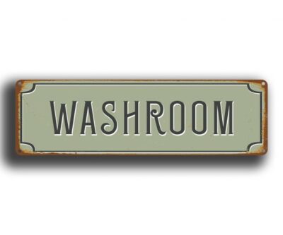 Washroom door Signs