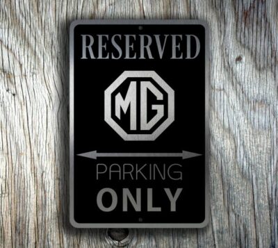 MG Parking Sign