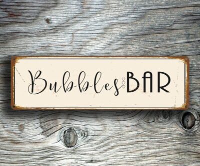 Bubbles Bar Sign