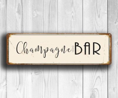 Champagne Bar Sign