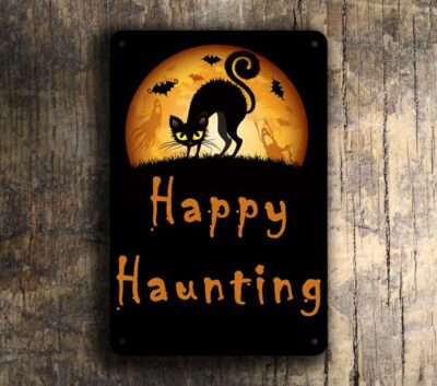 Happy Haunting Sign