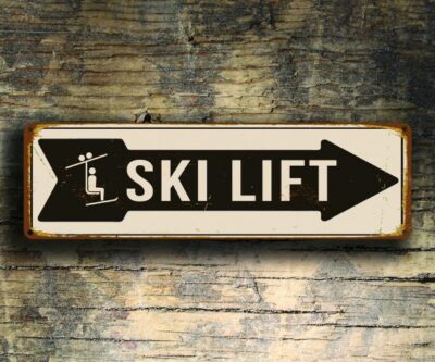 Ski Lift Sign