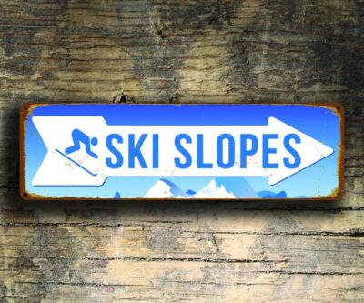 Ski Slopes Sign