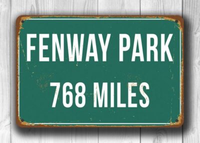 Fenway Park Stadium Sign