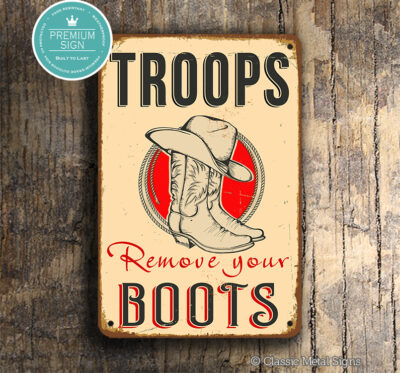 Troops Remove Your Boots