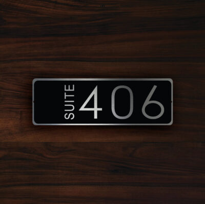 CUSTOM HOTEL SUITE Door Number Sign