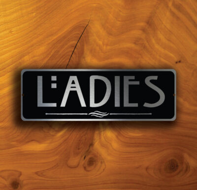 LADIES RESTROOM SIGN